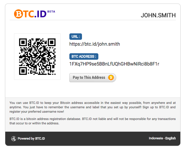 Cara Melihat Bitcoin Address di Indodax