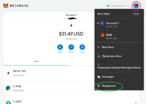 Cara Menambah Token di Metamask